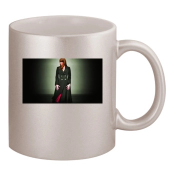 Amanda Tapping 11oz Metallic Silver Mug