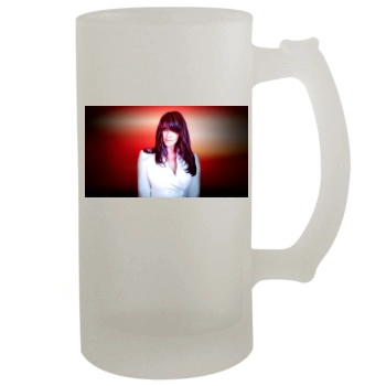 Amanda Tapping 16oz Frosted Beer Stein