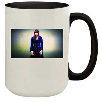 Amanda Tapping 15oz Colored Inner & Handle Mug