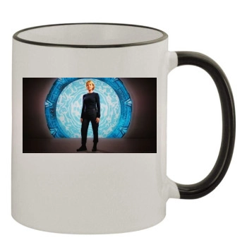 Amanda Tapping 11oz Colored Rim & Handle Mug