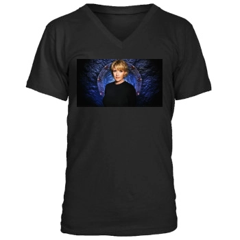 Amanda Tapping Men's V-Neck T-Shirt