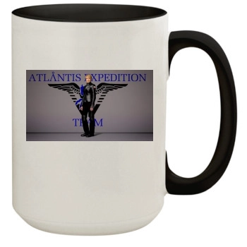 Amanda Tapping 15oz Colored Inner & Handle Mug