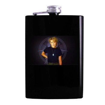 Amanda Tapping Hip Flask