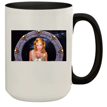 Amanda Tapping 15oz Colored Inner & Handle Mug