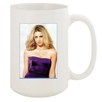 Amber Heard 15oz White Mug