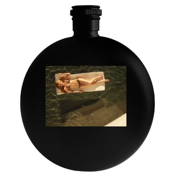 Amber Heard Round Flask