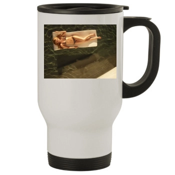 Amber Heard Stainless Steel Travel Mug