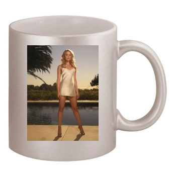 Amber Heard 11oz Metallic Silver Mug