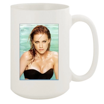 Amber Heard 15oz White Mug