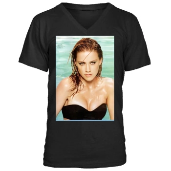 Amber Heard Men's V-Neck T-Shirt