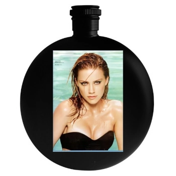 Amber Heard Round Flask