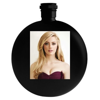 Amber Heard Round Flask