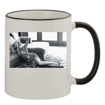 Amber Heard 11oz Colored Rim & Handle Mug