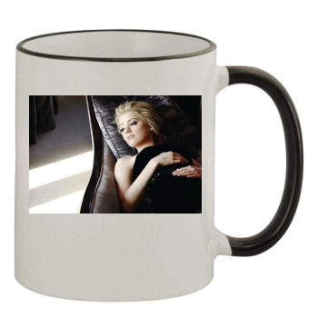 Amber Heard 11oz Colored Rim & Handle Mug