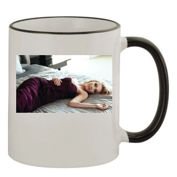 Amber Heard 11oz Colored Rim & Handle Mug