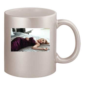 Amber Heard 11oz Metallic Silver Mug