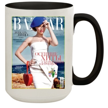 Amber Heard 15oz Colored Inner & Handle Mug