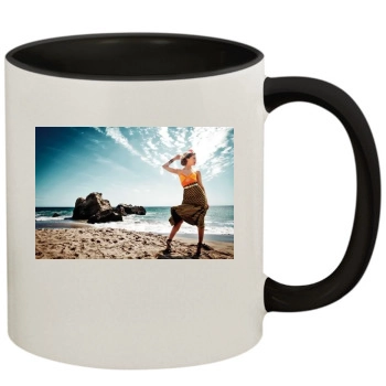 Amber Heard 11oz Colored Inner & Handle Mug