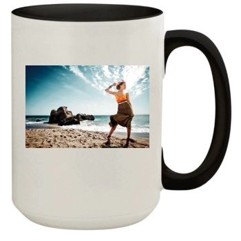 Amber Heard 15oz Colored Inner & Handle Mug