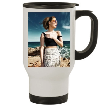 Amber Heard Stainless Steel Travel Mug