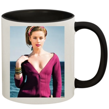 Amber Heard 11oz Colored Inner & Handle Mug