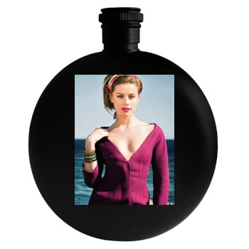 Amber Heard Round Flask