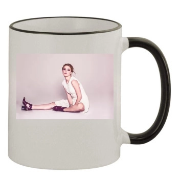 Amber Heard 11oz Colored Rim & Handle Mug