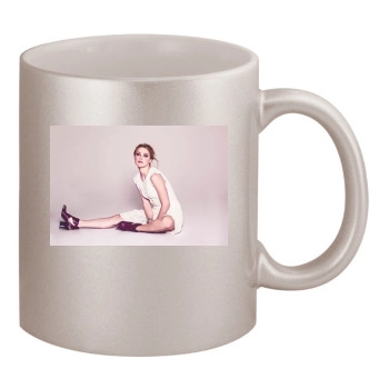 Amber Heard 11oz Metallic Silver Mug