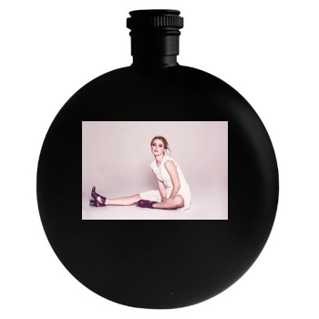 Amber Heard Round Flask