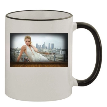 Amber Heard 11oz Colored Rim & Handle Mug