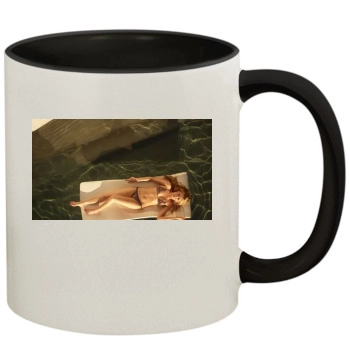 Amber Heard 11oz Colored Inner & Handle Mug