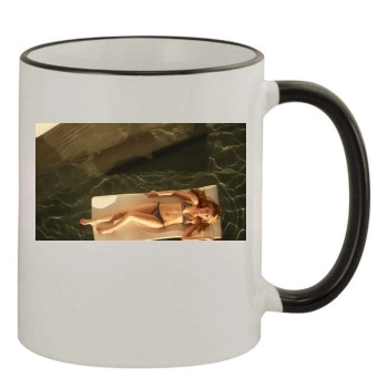 Amber Heard 11oz Colored Rim & Handle Mug