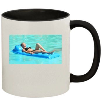 Amber Heard 11oz Colored Inner & Handle Mug