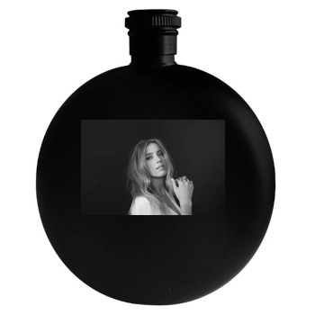 Amber Heard Round Flask