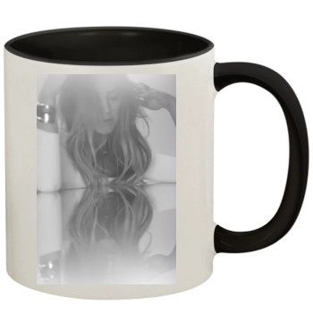 Amber Heard 11oz Colored Inner & Handle Mug