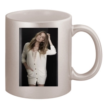 Amber Heard 11oz Metallic Silver Mug