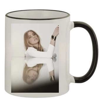 Amber Heard 11oz Colored Rim & Handle Mug