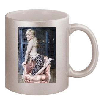 Amber Heard 11oz Metallic Silver Mug