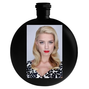 Amber Heard Round Flask