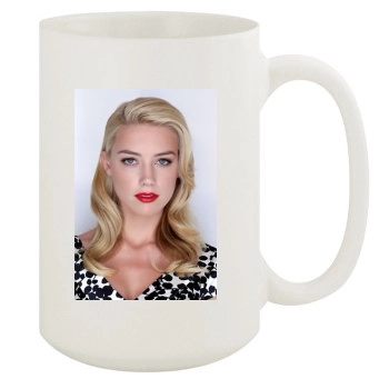 Amber Heard 15oz White Mug