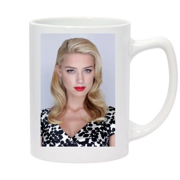 Amber Heard 14oz White Statesman Mug