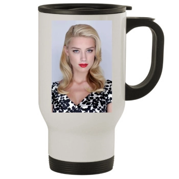 Amber Heard Stainless Steel Travel Mug