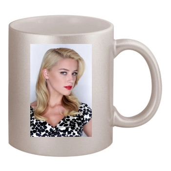 Amber Heard 11oz Metallic Silver Mug