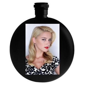 Amber Heard Round Flask