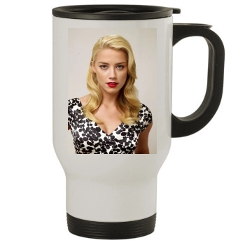 Amber Heard Stainless Steel Travel Mug