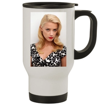 Amber Heard Stainless Steel Travel Mug