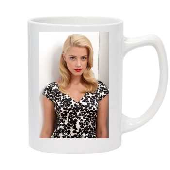 Amber Heard 14oz White Statesman Mug