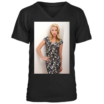 Amber Heard Men's V-Neck T-Shirt