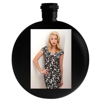 Amber Heard Round Flask