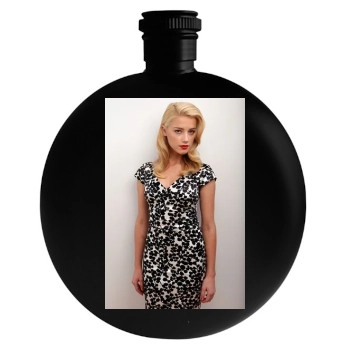 Amber Heard Round Flask